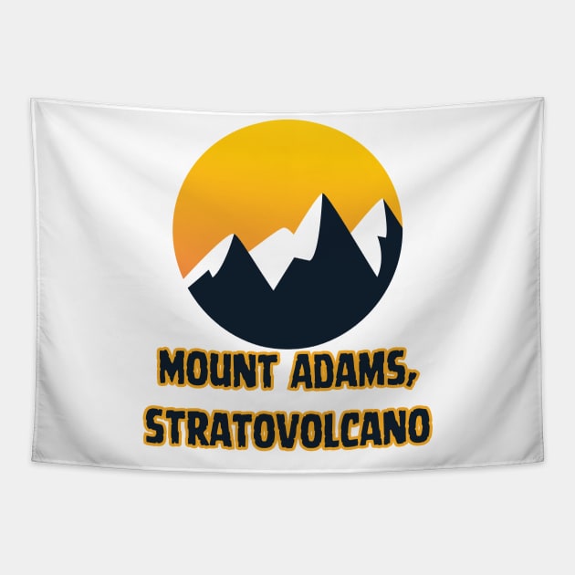 Mount Adams, stratovolcano Tapestry by Canada Cities