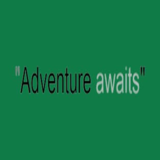 Adventure awaiws T-Shirt