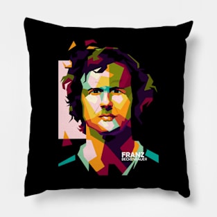 Franz Beckenbaur In Wpap Pop Pillow