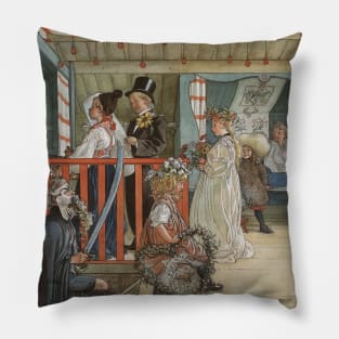 A Day of Celebration - From A Home by Carl Larsson Pillow