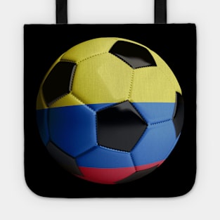 Colombia Flag Soccer Ball Tote