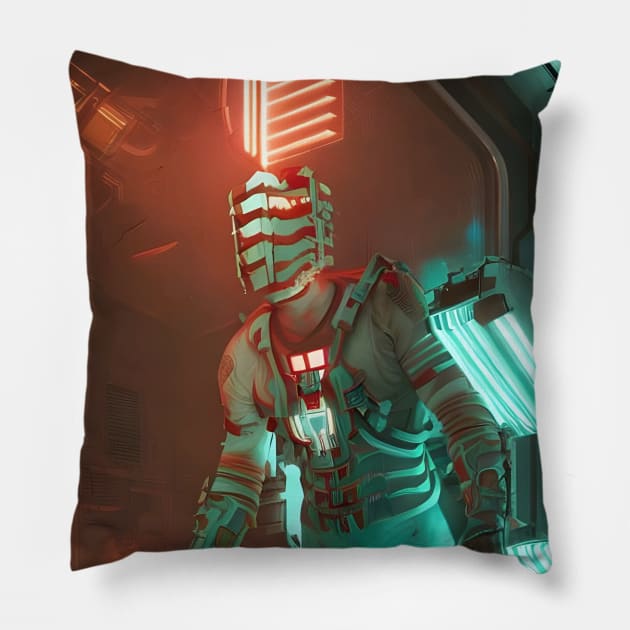 Dead Space Isaac Clarke Pillow by animegirlnft