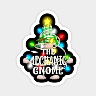 The Mechanic Gnome Christmas Matching Family Shirt Magnet