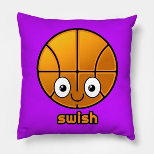 Swish Basketball Pillow