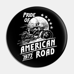 Pride of American Road Pin