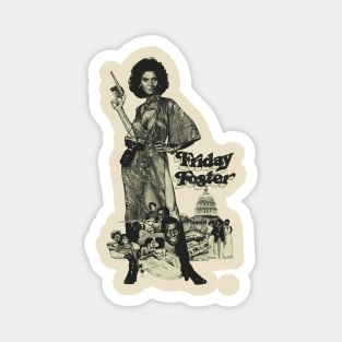 Pam Grier Friday foster Magnet