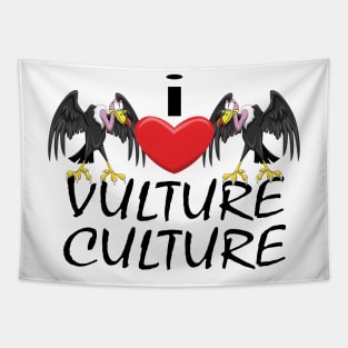 I Heart Vulture Culture Tapestry