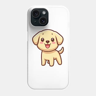 pretty yellow labrador retriever puppy Phone Case