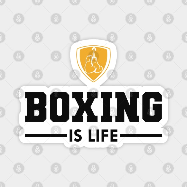 Boxing is life Magnet by KC Happy Shop