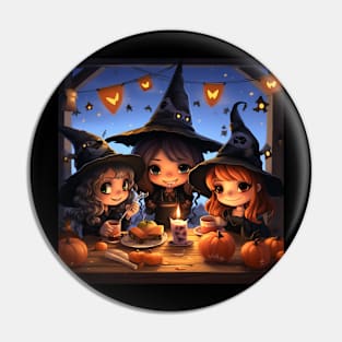 Halloween party Pin