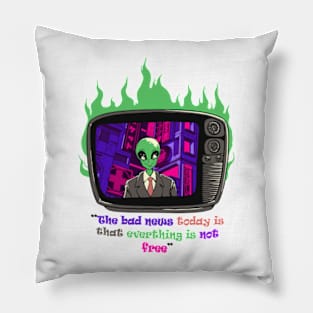 the bad news today Pillow