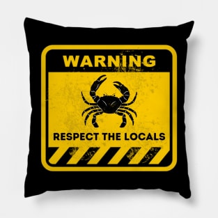 respect the locals Pillow