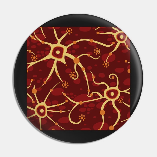 neural network - red and yellow pattern Pin by colorofmagic