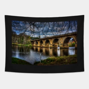 River Tyne At Hexham Bridge Tapestry