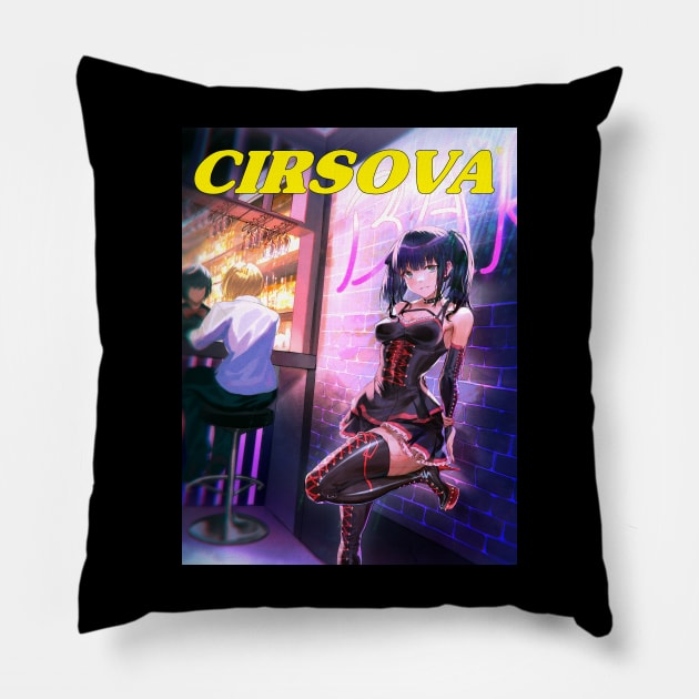 Texas Goth Pillow by cirsova