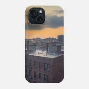 Harlem Sunset Buildings Yankee Stadium New York City Phone Case