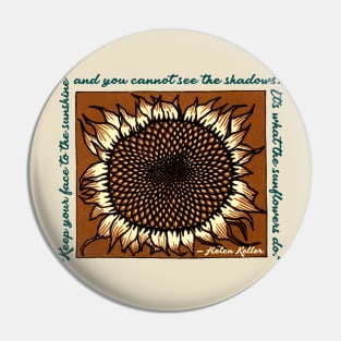 Sunflower Sunshine Pin