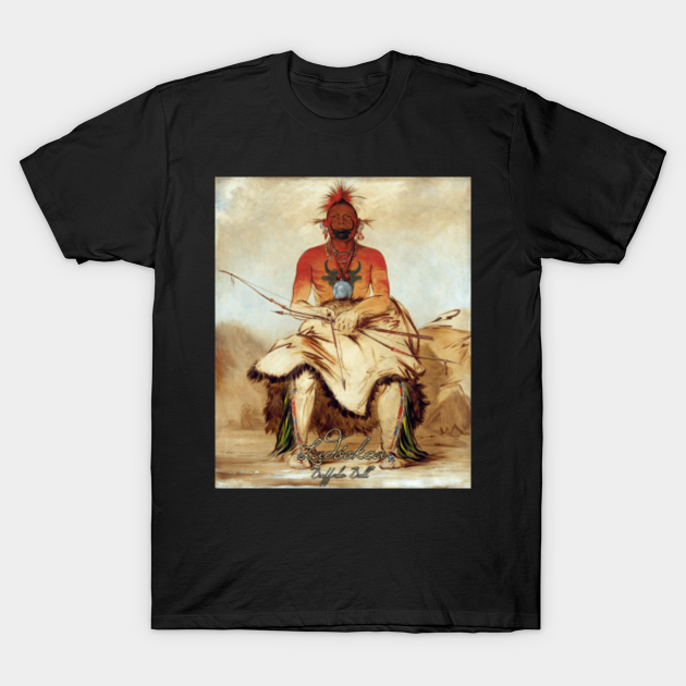 Ladóokea - "Buffalo Bull" - Native American - T-Shirt