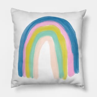 Painted Rainbow Pillow