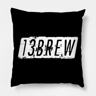 13brew (Black) Pillow