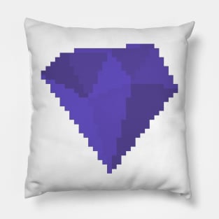 Alexandrite Gem Pixel Art Pillow