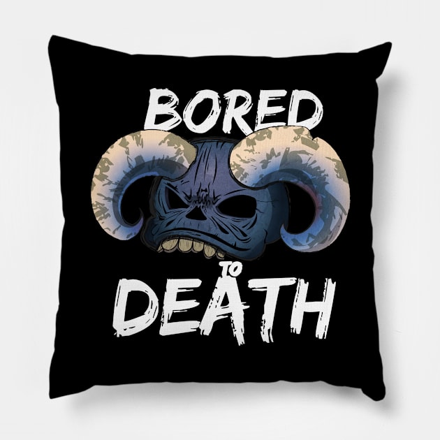 Bored to Death Pillow by TheChummel