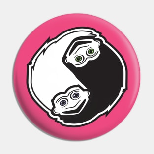 Troll Doll Yin Yang Pin