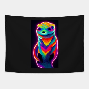 Psychedelic Sea Otter II Tapestry