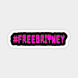 Free Britney Fan Movement Freedom Hashtag Magnet