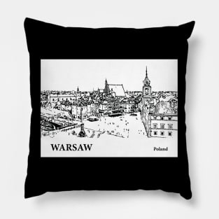 Warsaw - Poland Pillow