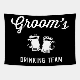 Groom Drinking Team Tapestry