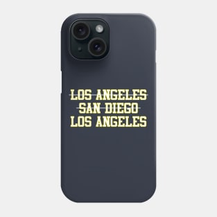 Los Angeles San Diego Los Angeles Football Phone Case