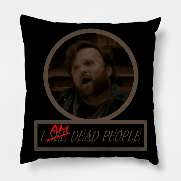 I am dead people Pillow by dflynndesigns