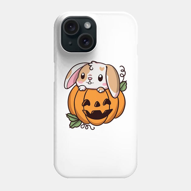 Halloween bunny Phone Case by Jurassic Ink