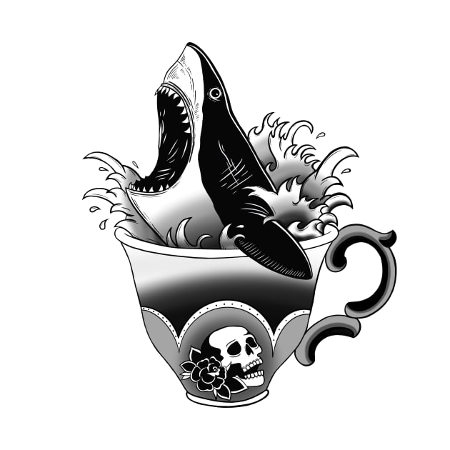 Cup Shark by marissafv