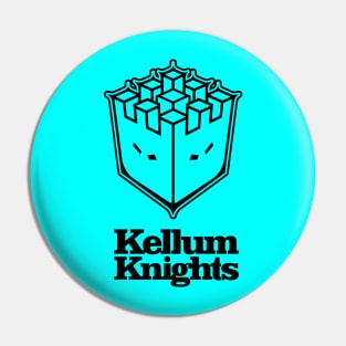 Kellum Knights Badge Black Print Pin