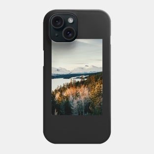 Majestic Peaks of Rondane National Park in Warm Winter Light Shot on Film Phone Case