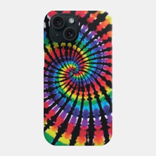 Rainbow Spiral Tie Dye Phone Case