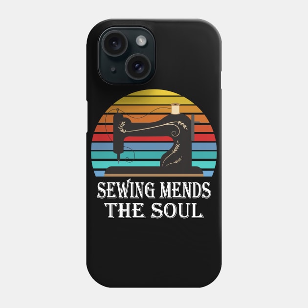 Sewing mends the Soul-Christmas 2023 Phone Case by Work Memes