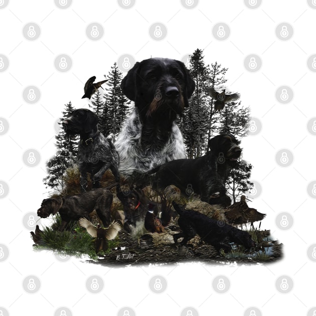 German Wirehaired Pointers by German Wirehaired Pointer 