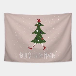 Believe in the Magic of Christmas Tapestry