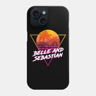 Belle and Sebastian - Proud Name Retro 80s Sunset Aesthetic Design Phone Case