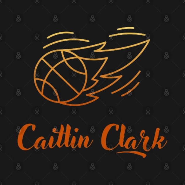 Caitlin Clark On Fire by Alexander S.