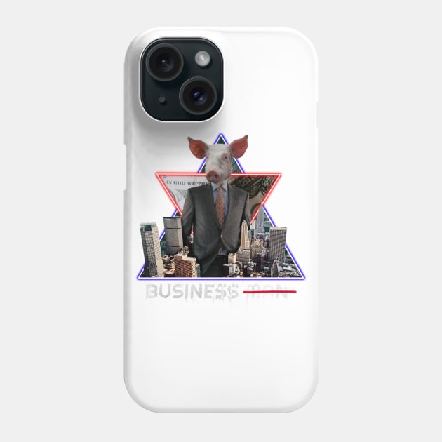 Capitalist pig, Ancap, Anti-capitalism Phone Case by Strohalm