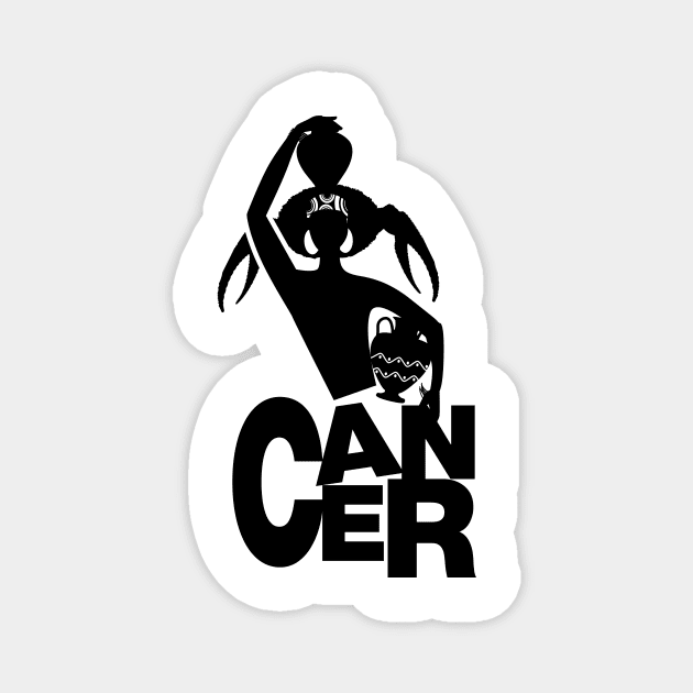 Tribal zodiac. Cancer Magnet by LaInspiratriz