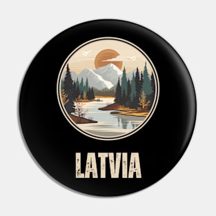 Latvia Pin