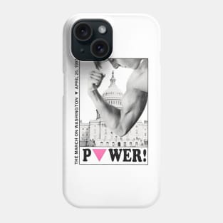 March on Washington 1994 Power Phone Case