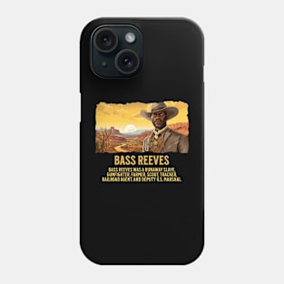 Bass Reeves - The Real Lone Ranger - Comic Style Phone Case
