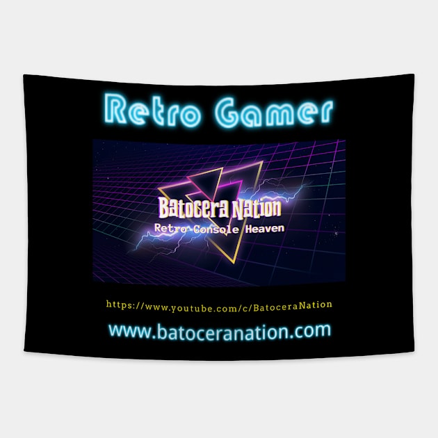 Batocera Nation Logo 3 Tapestry by Batocera Nation