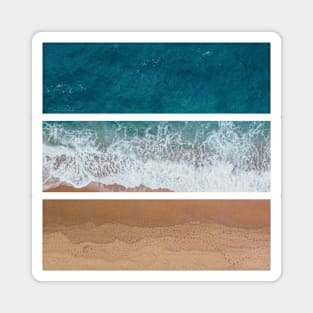 Abstract Square Beach Magnet